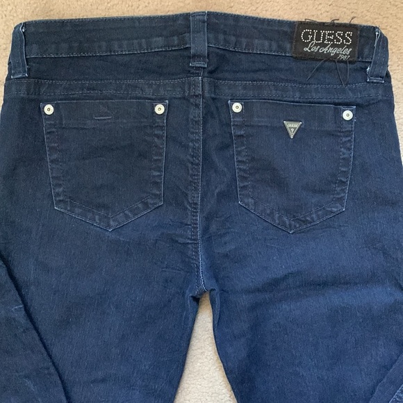 Guess Los Angeles 1981 dark wash stretchy power skinny jeans - Picture 5 of 5